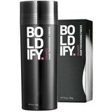 BOLDIFY Hair Fibers (56g) Fill In Fine and Thinning Hair for an Instantly Thicker & Fuller Look - Best Value & Superior Formula -14 Shades for Women & Men - WHITE