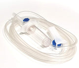 VENSALUD | Infusion Set Gravity Intraveneuze Infusie Apparatuur | Transparent Drip Chamber Bekijk Drip | Voor vloeibare toepassing | Latex Free DEHP Gratis | 1,80 meter | Verpakking 25 st.