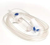 VENSALUD | Infusion Set Gravity Intraveneuze Infusie Apparatuur | Transparent Drip Chamber Bekijk Drip | Voor vloeibare toepassing | Latex Free DEHP Gratis | 1,80 meter | Verpakking 25 st.