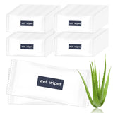 Hipruict Individual Hand Wipes, Wet Wipes Individually Wrapped 100 Pack, Clean Hands Quickly,large Wet Wipes Bulk for Homeless, Suitable for Restaurant, Wedding, Barbecue