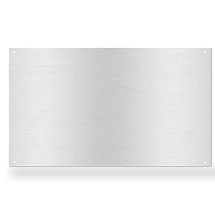 12" By 30" Stove Backsplash Splatter Guard Range Hood Back splash Wall Shield Metal Panel, Easy Clean and Install, Stainless Steel (12" x 30")