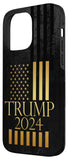 iPhone 14 Pro Max Patriotic USA Patriotic Golden Pro Trump Flag 2024 Case