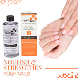 Nail Tek Treatments Intensive Therapy 2 | Nail Strengthener for Soft and Peeling Nails | Professional Refill | 4 Fl. Oz.