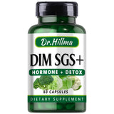 Dr.hillma DIM Supplement 200MG Diindolylmethane to Support Hormone Detox Balance Estrogen Supportments Metabolism Menopause Acne Hot Flashes Relief Support Antioxidant Detoxification(60 Capsules)