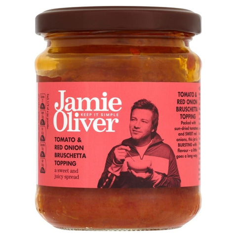 JAMIE OLIVER Tomato & Red Onion Bruschetta Topping (180g)