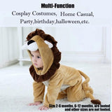 QIAONIUNIU Halloween Baby Lion Costumes Toddler Outfit Infants Cosplay Romper 30-36 Months