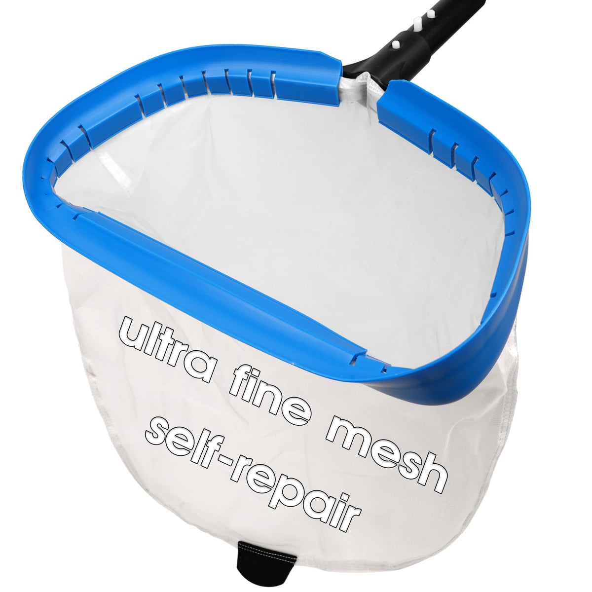 TidyMister 14'' Ultra Fine Mesh Pool Skimmer Net Rake for Sand Silt Po