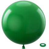 Bezente Dark Green Giant Balloons 36 Inch - 8 Pack Jumbo Green Balloons Large Round Emerald Green Latex Balloons for Baby Shower Christmas St. Patrick's Day Jungle Safari Theme Party Decorations