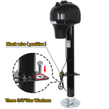 WEIZE 3500 Lb. Power Tongue Jack, Heavy Duty Electric Trailer Jack with 600D Polyester Protective Cover, 23-5/8" Lift, 12V DC