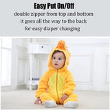 Baby Duck Costumes Unisex Toddler Outfit Halloween Dress Up Romper 18-24 Months