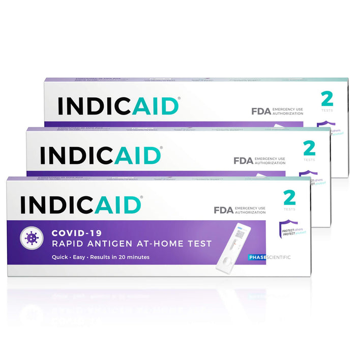 INDICAID COVID-19 Antigen Rapid Test, FDA EUA-Authorized OTC, HSA/FSA