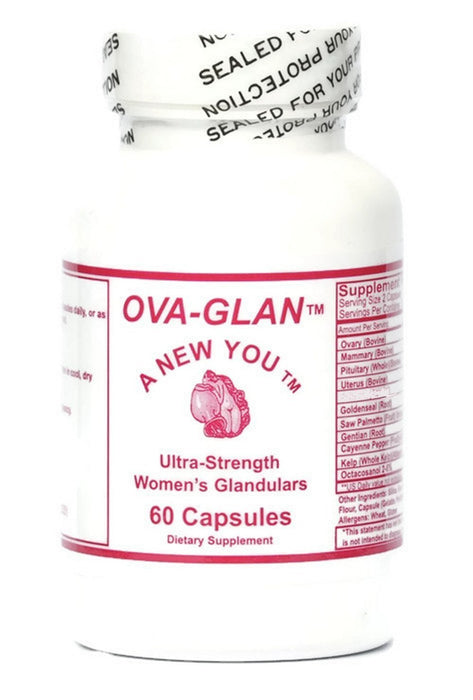 SOR, Inc. OVA-Glan Feminizing Capsules for Crossdressing Men and Trans-Women 60 Count