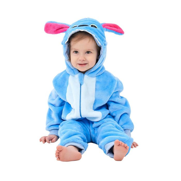 SCOPUCI Unisex Baby Animal Onesie Pajamas,Infant Flannel Halloween Cosplay Costume, Toddler Christmas Homewear/Sleepwear