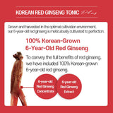 SAMSIDAE Korean Red Ginseng 6years Grown Tonic Plus, Jujube Concentrate, Cornus Fruit Concentrate, Boost Energy and Healthy Tea, Drink - 20 Pouches (Made in Korea)