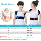 Lexniush Professional Posture Corrector for Kids, Adjustable Upper Back Posture Brace for Teenagers Boys and Girls Under Clothes Spinal Support to Improves Slouch, Prevent Humpback, Relieve Back Pain