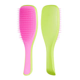 Tangle Teezer The Naturally Curly Ultimate Detangling Brush, Dry and Wet Hair Brush Detangler for 3C to 4C Hair, Cyber Lime & Pink