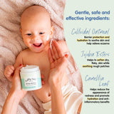 Tubby Todd All Over Ointment for Babies, Multi-Purpose Baby Eczema Cream for Sensitive Skin, Dry Skin, Rash, Irritation - 2 Pack Bundle - Full Size Fragrance-Free