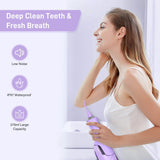 Sejoy Water Flosser, 2023 Water Flossers for Teeth Rechargeable, Oral Irrigator for Home Travel Office, 270ML IPX7 Waterproof 5 Cleaning Modes and 5 Jet Tips