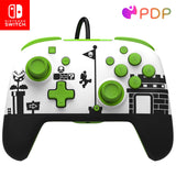 PDP REMATCH Enhanced Wired Nintendo Switch Pro Controller, Switch Lite/OLED Compatible (Mario Retro)