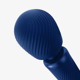 FUN FACTORY Vim Wand Massager Rechargeable Cordless Body Massager Quiet Operation Water Resistant Handheld Massager 5 Speeds - 3 Patterns (Midnight Blue)