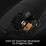 ENDGAME GEAR OP1 8k Wired Gaming Mouse - 8000Hz Polling, PixArt PAW3395 Sensor, Kailh GX Switches, Black