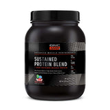 GNC AMP Sustained Protein Blend | Targeted Muscle Building and Exercise Formula | 4 Protein Sources with Rapid & Sustained Release | Gluten Free | Fruity Crisps | 28 Servings