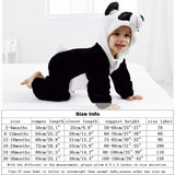 QIAONIUNIU Halloween Baby Panda Costumes Toddler Outfit Infants Cosplay Romper 18-24 Months