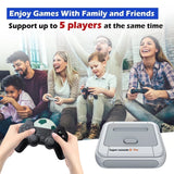 Kinhank Retro Game Console,Super Console X PRO Emulator Console with 65000+ Video Games,Video Game Console with 70+Emulator,Dual System,Game Consoles for 4K TV,5 Players,LAN/WiFi,Best Gifts for Men