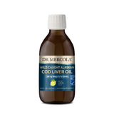 Dr. Mercola Wild Caught Alaskan Cod Liver Oil, 6.8 Fl. Oz. (200 mL), 40 Servings, 1,000 mg Omega-3s Per Serving, Dietary Supplement, Supports Brain and Cognitive Function, Non-GMO, MSC Certified