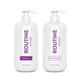 Routine Wellness Shampoo and Conditioner Set for Stronger Hair - Vegan, Clinically Tested Biotin Shampoo with Nourishing Oils and Vitamins - Rose Hips 14oz (Pack of 2)