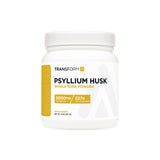 TransformHQ Whole Psyllium Husk 8 OZ Powder - 5000mg Per Serving - Gluten Free, Non-GMO