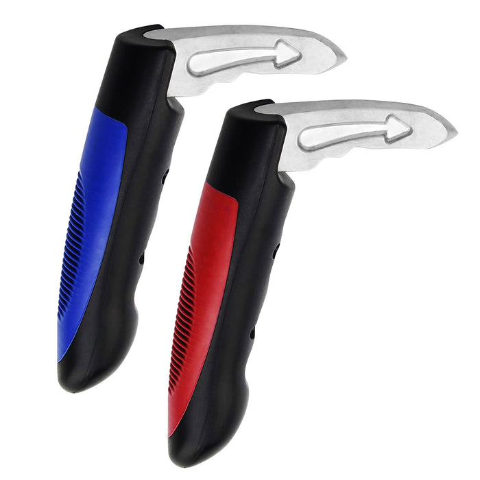 MOSKESON 2PACK Car Handle Assist for Elderly, Door Handle for Automotive, Multifunctional Car Handle Assist, Handicapped Elderly Assistant Support Handle RED&Blue