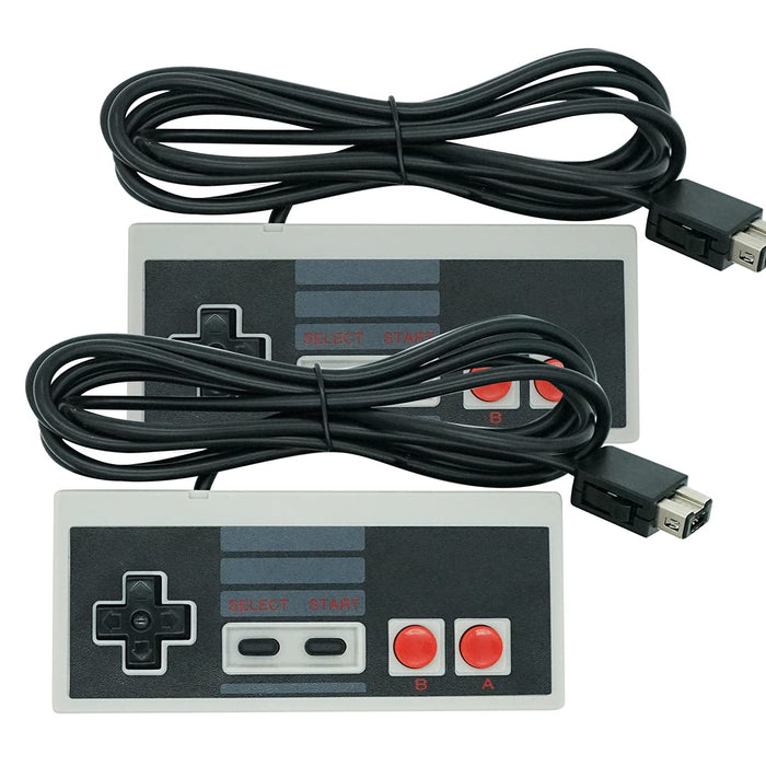 NES Classic Controller Only Compatible With 2016 Mini NES Console,Retro Controller 10 FT Extra Long Cable Classic Mini Controllers(2 Pack)