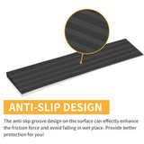 Rubber Door Threshold Ramp Self-Adhesive Rubber Ramp for Door Threshold 3/5 Inch Rise for Wheelchair Scooter Doorway Floor Tile Threshold Transition Strip Reducer (Gray, 3 in Wide x 3.3 Ft Long)