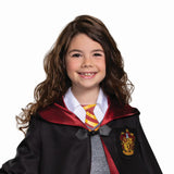 Harry Potter Hermione Granger Deluxe Girls Costume, Black & Red, Kids Size Medium (7-8)