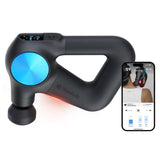 TheraGun Pro Plus 6-in-1 Deep Tissue Percussion Massage Gun - Handheld Personal Massager for Full Body Pain Relief & Muscle Tension with Biometric Breathwork, Vibration & Heated Attachments