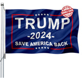 Joven Trump 2024 Save America Flag, Double Sided Polyester 3x5 Banner with 2 Brass Grommets, 4 Rows Stitched, Outdoor Durable, President's Day