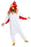 LABULA Slim Fit Unisex Adult Onesie Animal Pajamas Halloween Cosplay Sleepwear White