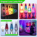 Lava Lamp Bulb [6-Pack],25 Watt E17 Intermediate Base Replacement Bulb for 14.5 Inch Lava Lamps,120 Volt S11 Bulbs,Dimmable,2700K Warm White