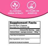 VH Nutrition SHATAVARI | 700mg Asparagus Racemosus Extract | Female Vitality* & Rejuvenation* | Natural Estrogen Balance* | Supports Hormonal Health and Overall Well-Being | 60 Capsules