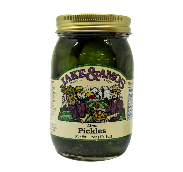 Jake & Amos Lime Pickles 17 Oz. (3 Jars)