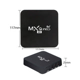 MXQ Pro 5G Android 13.1 TV Box 2024 Upgraded Ram 2GB ROM 16GB Android Smart Box H.265 HD 3D Dual Band 2.4G/5.8G WiFi Quad Core Smart Home Media Player