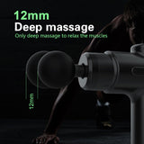 Kelices Massage Gun Deep Tissue Percussion Massager for Athletes,Handheld Body Back Muscle Massager with 8 Massage Heads