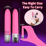 Mini Travel Pocket Quiet Bullet Tool - Powerful Silicone Massage Rod for Women Pleasure Portable & Handheld Personal Bullet Tool for Quick Relaxation Z2