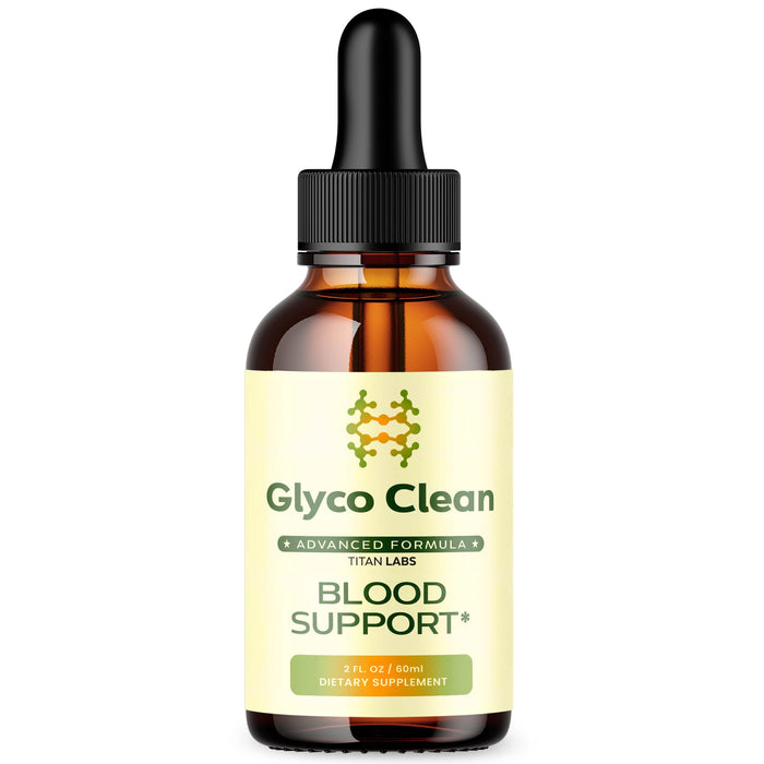 Glyco Clean Drops - Glyco Clean Blood Support Drops , Glyco Clean Advance Formula Supplement, GlycoClean Blood Vessel Support Formula, Glyco Clean Sugar Support Natural Formula (30 Servings)