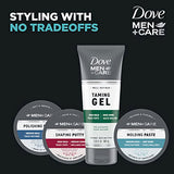 DOVE MEN + CARE Styling Aid Hair Product for a Medium Hold Sculpting Hair Paste for a Textured Look With A Matte Finish 1.75 Ounce (Pack of 3)