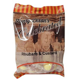 HENRY DIXONS Rhubarb & Custard Candy | Old Fashioned British Sweets | Individually Wrapped English Toffee | UK Favorites Hard Boiled Sweets | 4.23 Oz (120gm)