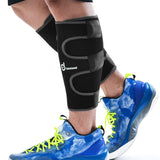 Odoland Calf Compression Sleeve Calf Brace for Calf Pain Relief Strain, Sprain, Tennis Leg and Calf Injury - Guard Leg and Adjustable Shin Splints Support for Sport Recovery Fitness and Running