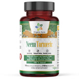 Neem Turmeric Capsule (150 Veg). Whole Green Superfood. Max Strength Pure High-Potency Azadirachta Indica Capsule Made with Organic Whole Neem and Turmeric. Non GMO and Gluten Free.