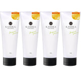 KAMIKA Cream Shampoo [Black Hair, Shiny Hair, All-in-One, Paraben-Free] Tube Type 200g (Bergamot Jasmine Scent (4 tubes))